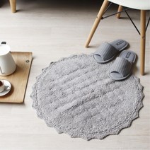 아기방꾸미기 원형 미니 레이스러그 자취선물 거실카페트매트 50일셀프촬영