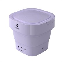 속옷세탁기 아기옷세탁 미니세탁기 추천 작은 양말 원룸 세탁기 xiaomi moyu 휴대용 전 접힌 배럴 clothes underwear washer travel, 베이지, 에게