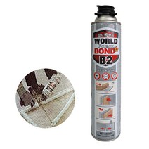 월드폼본드 B2 840ml 난영성 석고보드접착 폼접착제
