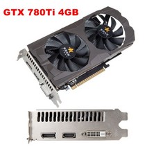 Kllisre GTX 1050Ti 4GB 1050 780Ti 그래픽 카드 128 비트 GDDR5 비디오 GPU Ti 4G, GTX 780Ti 4GB