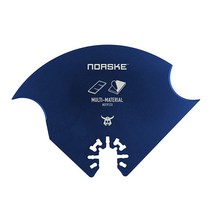 Norske Tools NOTP235 티어드롭 3 in 1 그라우트 및 모탈 제거 진동 멀티 툴 액세서리 블레이드, Multi-Material