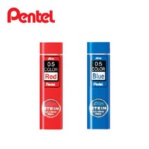 펜텔 아인 슈타인 C275 0.5mm 컬러 샤프심 아인슈타인컬러샤프심 컬러샤프심 펜텔샤프 펜텔샤프심 샤프심, 블루
