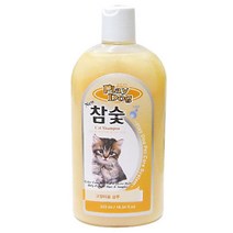 플레이도그 참숯 고양이샴푸 520ml, 1개