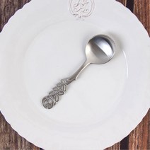 유아용 스텐레스 밥 숟가락 후루츠칵테일 손님초대 젤라또 카페개업 샤베트 과일빙수 가정용식기, 상세페이지참조