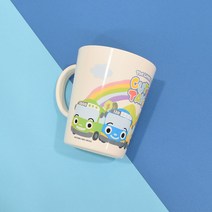 홈앤키즈 타요 옥수수컵 손잡이 머그컵 어린이집 유아 친환경 물컵 양치컵