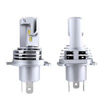 Canbus 팬리스 CSP LED 헤드라이트 전구 아우디 혼다 자동차 오토바이용 헤드램프 하이 및 로우 빔 2X H, 02 H8