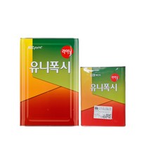 KCC 페인트 유니폭시라이닝(R) : 에폭시 바닥재 상도 무용제 셀프레벨링 공장 병원, 적갈색(각캔)