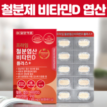 프라임 철분플러스 엽산비타민d, 90정 X 2개