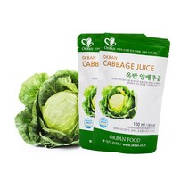 옥반식품 양배추즙 브로콜리 건강식품, 60팩, 100ml