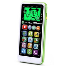 LeapFrog 챗 앤 카운트 이모지 스마트폰 그린, Green