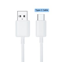 삼성 Galaxy S8 S9 Plus S10 용 기존 Samsung TYPE C 케이블 0.28/1.2/1.5/2M 고속 충전기 데이터 라인 참고 8 9 10 A3/A5/A7, 3m, White