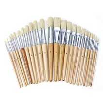 Colorations Easel Paint Brushes Assortment Value Pack Classroom Size Art Supplies for Painting - 24, 1