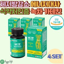 체지방 감소 콜레스테롤 개선 녹차 카테킨 보이차 56정 4통 건강한 다이어트 내장 피하 지방 뱃살 몸매관리 중년 여성 남성 복부 하체 허벅지 팔뚝 체중 몸매 관리 식약처인증