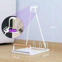 샤오미 청소기 거치대 홀더, 소형 칫솔모 일체형 보관함