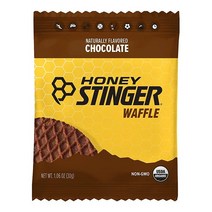 Honey Stinger 유기농 초콜릿 와플 16개, 1.06 Ounce (Pack of 16), Chocolate