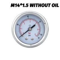 휠캡 tpms 젠더 자동차 휠 프로텍터 락볼트 Y50z 축 수압 게이지 스테인레스 스틸 쉘 스레드 연결 휴대용 진공 압력, 0-4Mpa+08