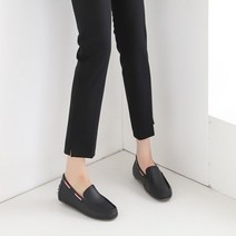 230-260mm 천연 소가죽 여성 빅사이즈 볼넓은 발큰 로퍼 신발 슈즈 2칼라