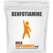 bulksupplements.com 벤포티아민 분말 비타민 b1티아민 - b1 비타민 - 티아민 b1 보충제 - 고급 메모리 포뮬러 - 비타민 b125g - 0.88oz, 3.52온스1팩