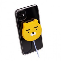 f20 134881 카카오 흡착식 무선 충전패드 라이언 10W 1개입, 상세페이지 참조