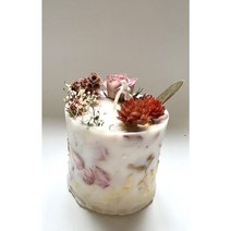 부케캔들 부케 말리기 선물 퇴사선물 답례품 초 향초, 스윗오렌지