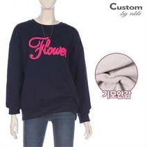 커스텀에이블플라워 기모 맨투맨티셔츠 C1911TS253D