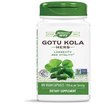네이쳐스웨이 고투콜라 허브 950mg 식물성 180베지캡슐, 1개, 180정
