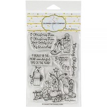 Colorado Craft Company 투명 스탬프 10.2 x 15.2cm(4 6인치) - 멋진 시간 Anita Jeram 제작