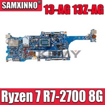 Envy X360 용 AKemy HP 13-AG 노트북 마더 보드 L26110-601 448.0EC05.0021 17885-2 메인 Ryzen 7 R7-2700, 01 마더 보드