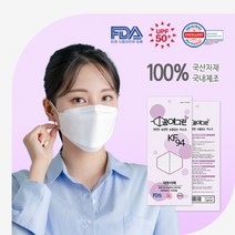 (100매)꿈에그린 KF94 / 100% 국산원자재 4중차단 귀가안아픈 100매 L, 10개입, 10개, 화이트