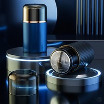 ELSECHO 소형 방수 전기면도기 6중날, 회색