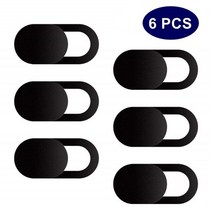 6pcs 노트북 아이패드 갤럭시탭 스마트폰 해킹방지 카메라 가리개 슬라이드 덮개 커버, 단품