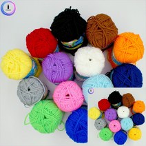 교재용 아크릴뜨개실 부자재 수세미털실 뜨개실종류 만들기재료 부자재뜨개실 수세미실 부자재실 아크릴털실, 검정