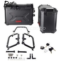 알루미늄탑박스 할리 소프테일 스트리트 밥 114 표준 2018 오토바이 알루미늄 테일 패니어 새들백 홀더 후면 사이드 케이스 트렁크