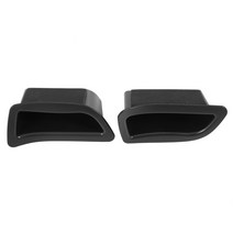 2pcs / 세트 블랙 프론트 도어 핸들 스토리지 박스 컨테이너 홀더 트레이 자동차 액세서리 Volvo V40 v40cc, 하나, 검정