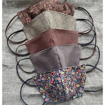 필터교체형 톡톡한 면 입체형마스크 겨울용마스크, XL(성인남성분), 마원단(+1000원)/필터교체형(+2000원), 잔체크먹색