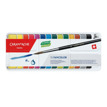 까렌다쉬 팬컬러 스튜디오 고체물감, 2개, 15색