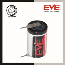 EVE ER14250 1:1 핀타입 3.6v 기판용 리튬배터리 통신장비 제어부 유니트 GSCC 배터리, 1개