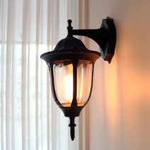 [빛나라닷컴] 조이 인테리어 외부벽등, 블랙 (전구 미포함)