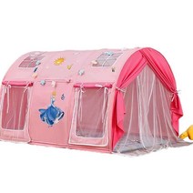 벙커침대텐트 이케아쿠라 겨울왕국 돔텐트 동굴텐트, D 하늘색 공룡