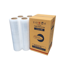 국산 스트레치필름 포장랩 공업용랩, 1박스 (4Roll), 18mic x 500mm x 300m