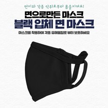도도앤뉴 KC인증 성인용 일회용 마스크 입체 면 블랙
