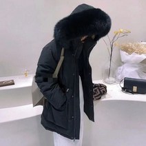 역시즌 초 키작녀 겨울 패딩 경량 과잠바 퀄팅 이월 브랜드 뽀글이 유광 무스탕 과잠바 아우터 깔깔이 봄