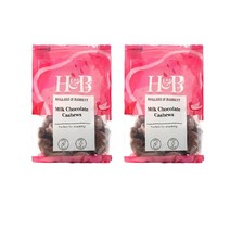 홀랜드앤바랫 밀크 초콜릿 캐슈넛 100g Holland & Barrett Milk Chocolate Cashews, 2팩