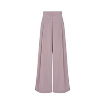 DRIES VAN NOTEN 드리스반노튼 여성 원 턱 시어서커 밴딩 팬츠 - 라이트 퍼플
