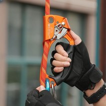 등강기 클라이밍 암벽등반 로프 장비 암벽 빙벽 어센션 어센더 하강기, 블루