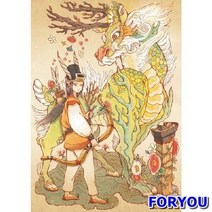 ForU842 조각 직소퍼즐 한국의 신수 기린 1000개 퍼즐 피스 풍경퍼즐 풍경화퍼즐, 상세페이지 참조
