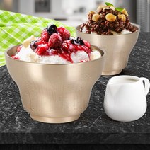 모던쉐입빙수기 방짜유기 빙수그릇 볼 제작 업소용 굽, 코모AZ쇼핑몰 소, 코모AZ쇼핑몰 본상품선택