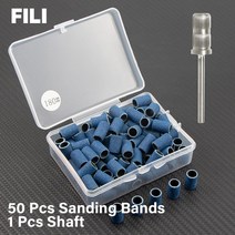 네일 샌딩 밴드 FILI 240 #180 # 네일 드릴 용 샌딩 밴드 UV 젤 아크릴 리무버 매니큐어 페디큐어 연마 비, 10 Blue 180 Grit