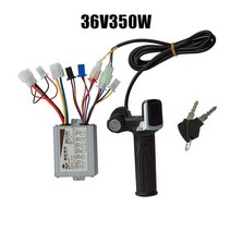 컨트롤러 스로틀 겸용 전동 경량 전기 자전거 24-48V 250W-1000W 브러시 컨트롤러 스로틀 그립 세트 1 쌍, 04 36V350W
