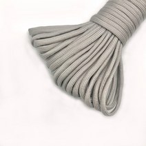 4 사이즈 직경 4mm 7 스탠드 코어 파라코드 생존 낙하산 코드 끈 캠핑 등산 하이킹 빨랫줄, 03 Lighe Grey_01 31 meters